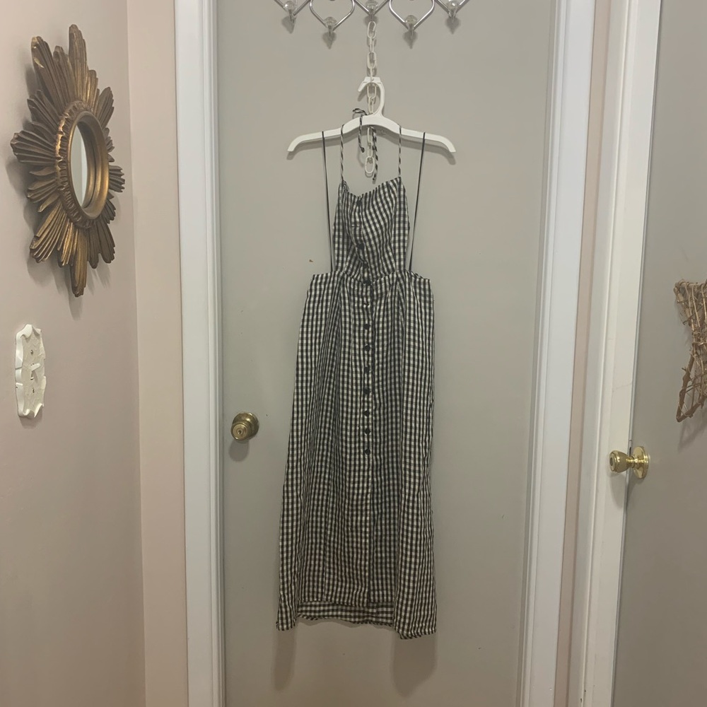 Reformation Linen Apron style dress - Picture 2 of 8